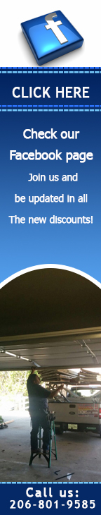 Join us on Facebook - Garage Door Repair Seattle